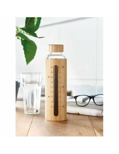 Botella vidrio M32 TAPA BAMBOO