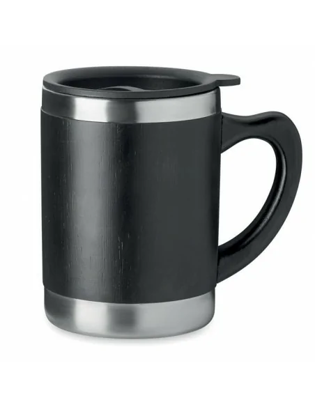 Taza termo 300 ml carcasa Bambú / Tazas termo personalizadas