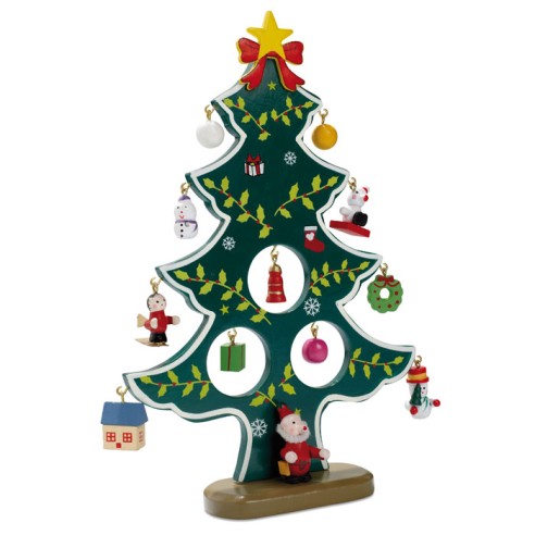 Wooden xmas tree decoration WOODTREE