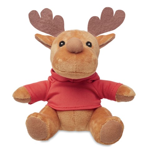 Plush reindeer with hoodie RUDOLPH