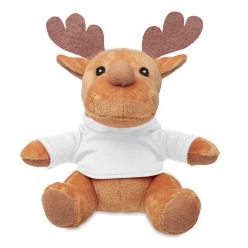 Plush reindeer with hoodie RUDOLPH