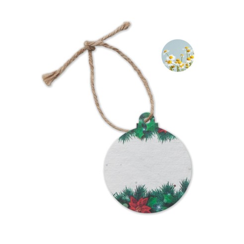 Seed paper Xmas ornament BAUSEED