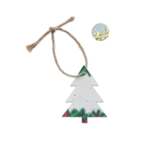 Seed paper Xmas ornament TREESEED