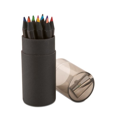 Black colouring pencils BLOCKY