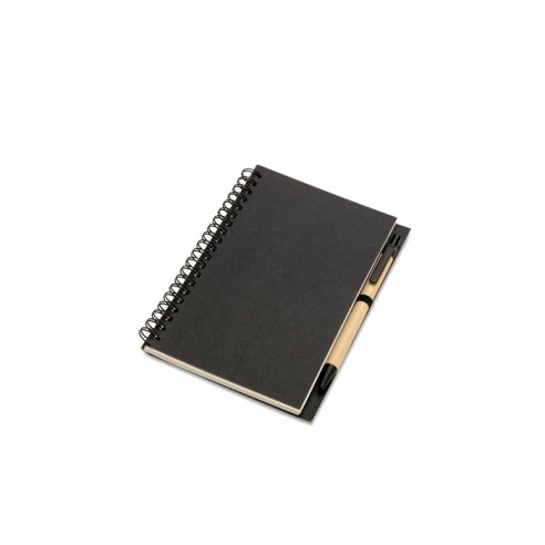 B6 Recycled notebook with pen BLOQUERO