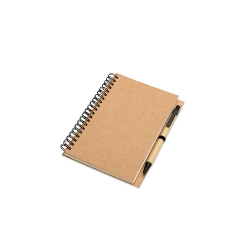 B6 Recycled notebook with pen BLOQUERO