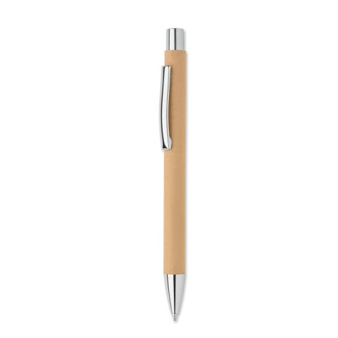 Recycled paper push ball pen OLYMPIA