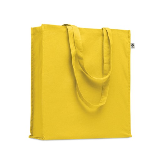 Organic cotton shopping bag BENTE COLOUR