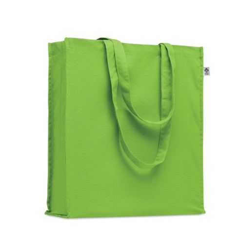 Organic cotton shopping bag BENTE COLOUR