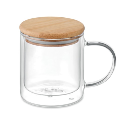 Double wall borosilicate mug FARBI