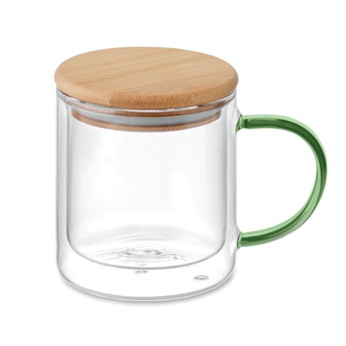 Double wall borosilicate mug FARBI