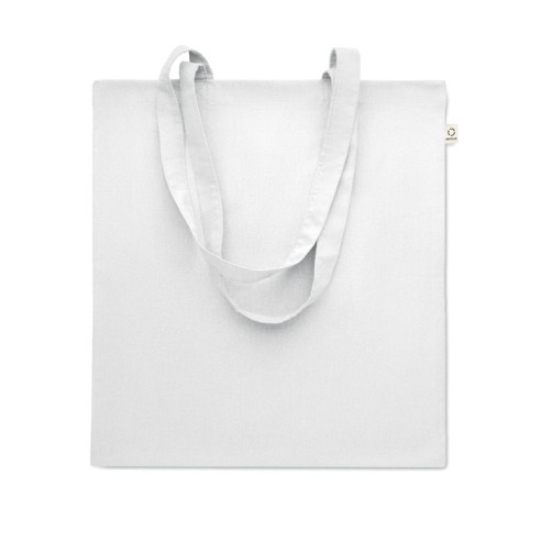 Recycled cotton shopping bag VIVEKA COLOUR