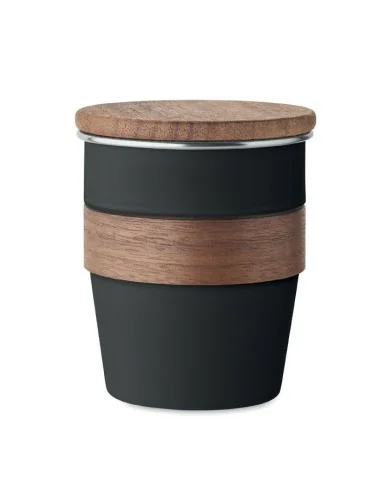 Vaso de pared simple 350 ml WALNUT