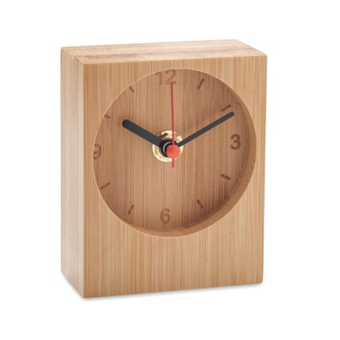 Bamboo table clock CLAMBU