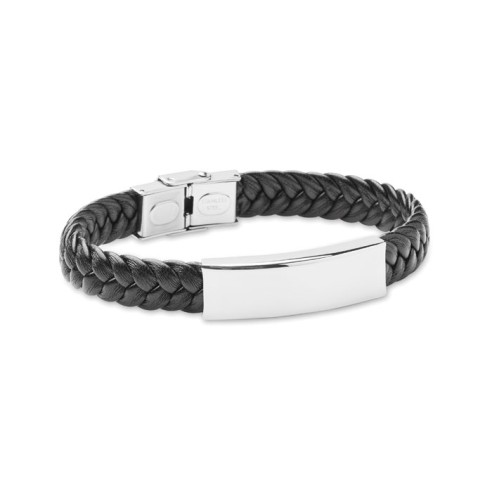 Braided faux leather bracelet FAULET