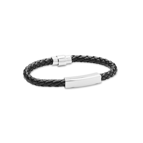 Braided faux leather bracelet FAULETI