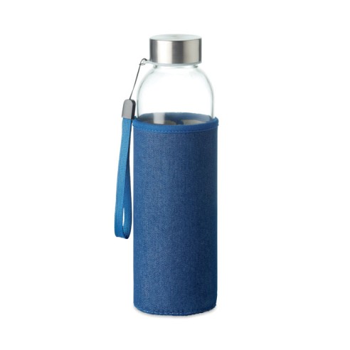 Botella cristal con funda 500ml UTAH DENIM