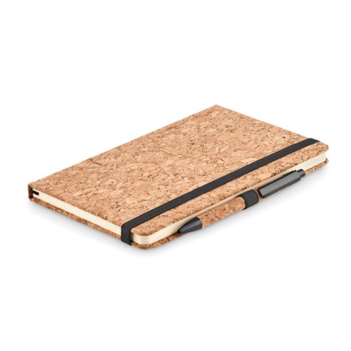 A5 cork notebook with pen SUBER SET