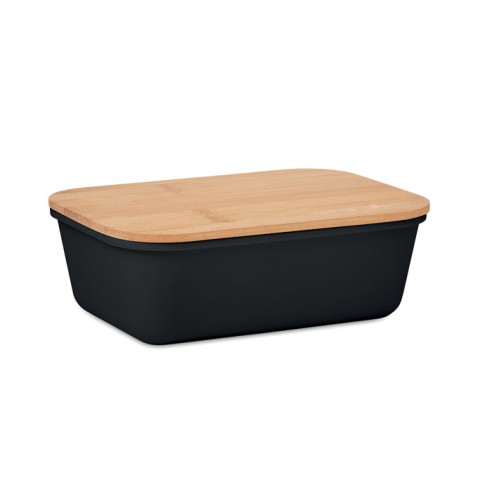 Lunch box with bamboo lid THURSDAY