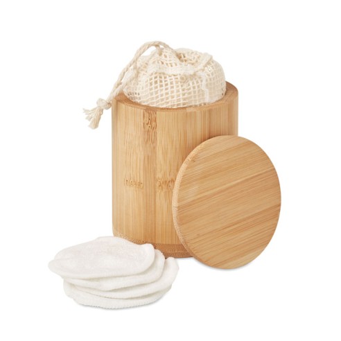 Bamboo fibre cleansing pad set BELLA