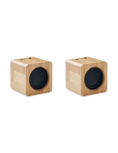 Set of Bamboo wireless speaker AUDIO SET