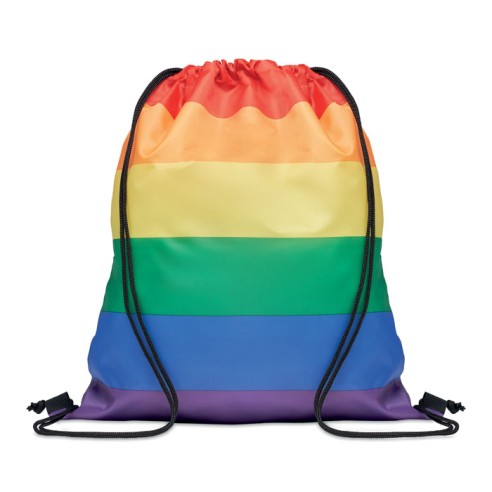 Bolsa cuerdas rainbow de RPET BOW