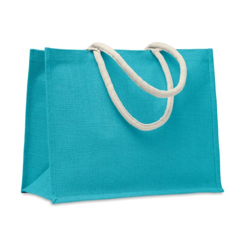 Jute bag with cotton handle AURA