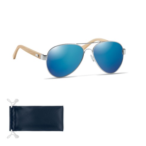 Bamboo sunglasses in pouch HONIARA