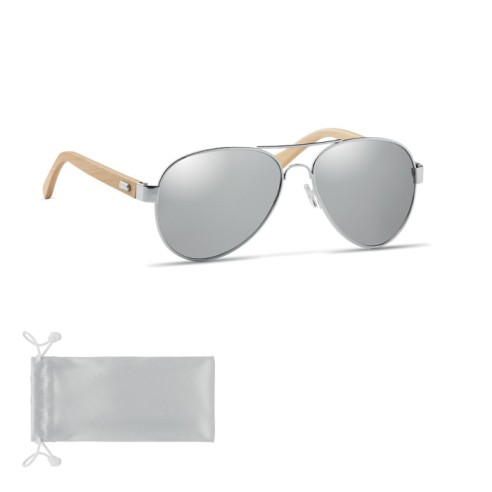 Bamboo sunglasses in pouch HONIARA