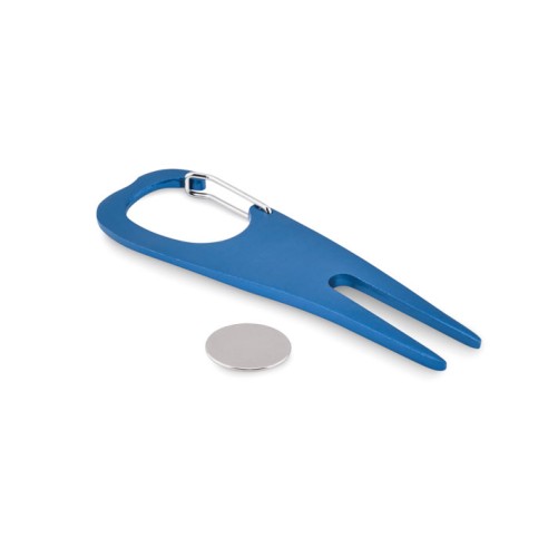 Aluminium golf divot tool MULLIGAN