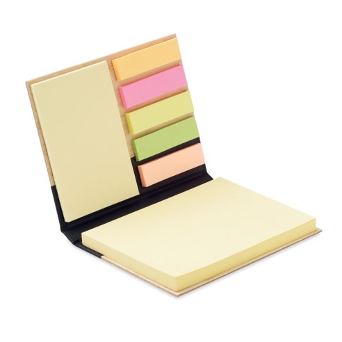 Bamboo sticky note memo pad VISIONBAM