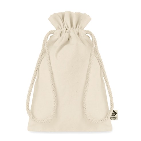 Small organic cotton gift bag AMBER SMALL