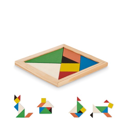 Rompecabezas Tangram de madera TANGRAM