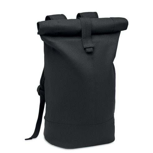 Rolltop washed canvas backpack ZURICH ROLL