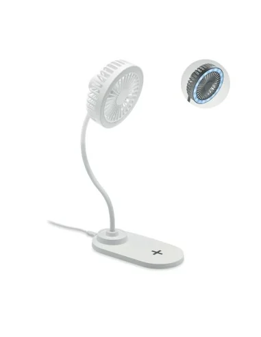 Desktop charger fan with light VIENTO