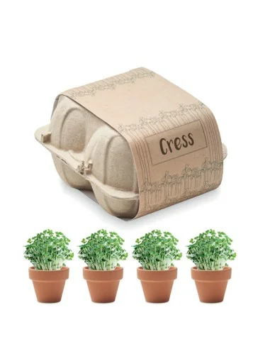 Kit de cultivo en huevera CRESS