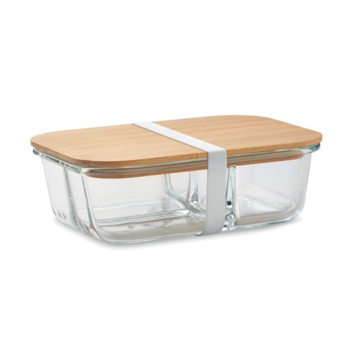 Glass lunch box with bamboo lid TUNDRA 3