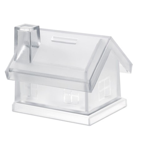 Plastic house coin bank MYBANK