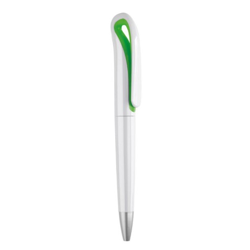 ABS twist ball pen WHITESWAN