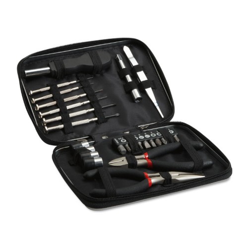 Tool set in aluminium case PAUL