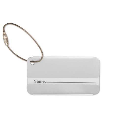 Aluminium luggage tag TAGGY