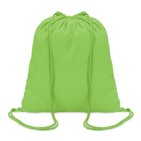 100gr/m² cotton drawstring bag COLORED