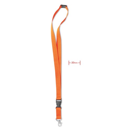 Lanyard mosquetón metal 20 mm LANY