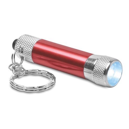 Aluminium torch with key ring ARIZO