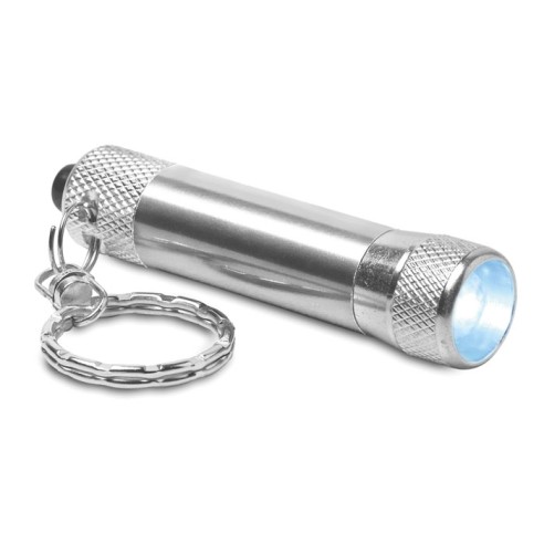 Aluminium torch with key ring ARIZO