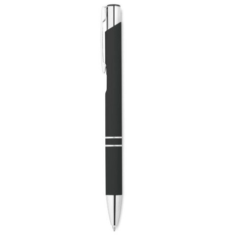 Ball pen in rubberised finish AOSTA