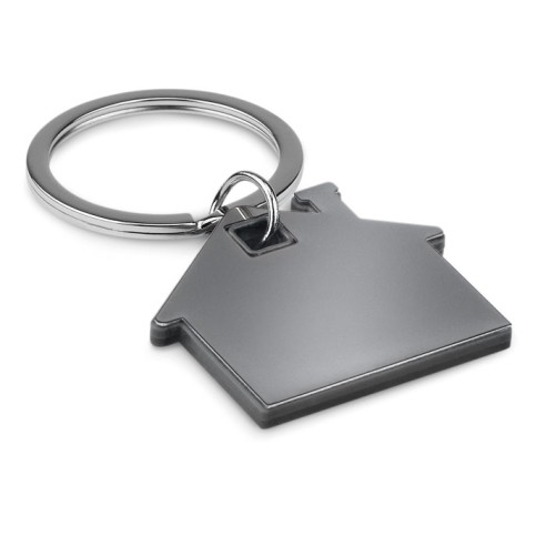 House shape plastic key ring IMBA