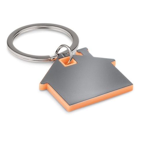 House shape plastic key ring IMBA