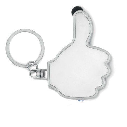 Thumbs up led light w/key ring GIOIA