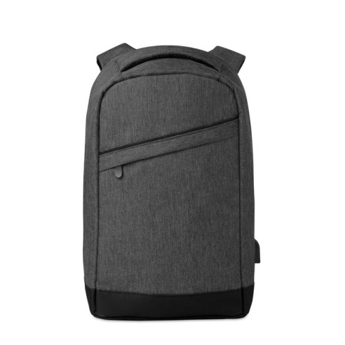 2 tone backpack incl USB plug BERLIN